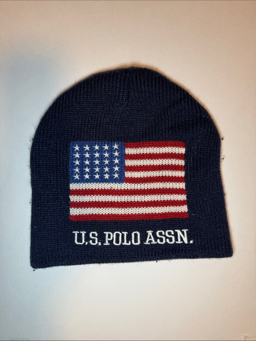 Vintage U.S. Polo Assn Beanie / 2000s / One Size